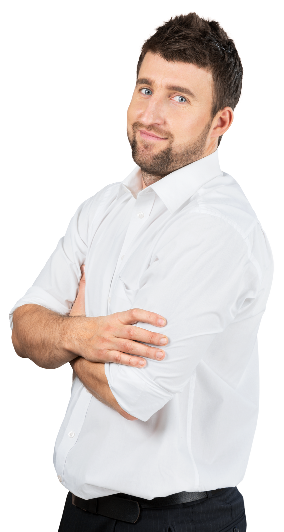 Cut Out of Confident Man