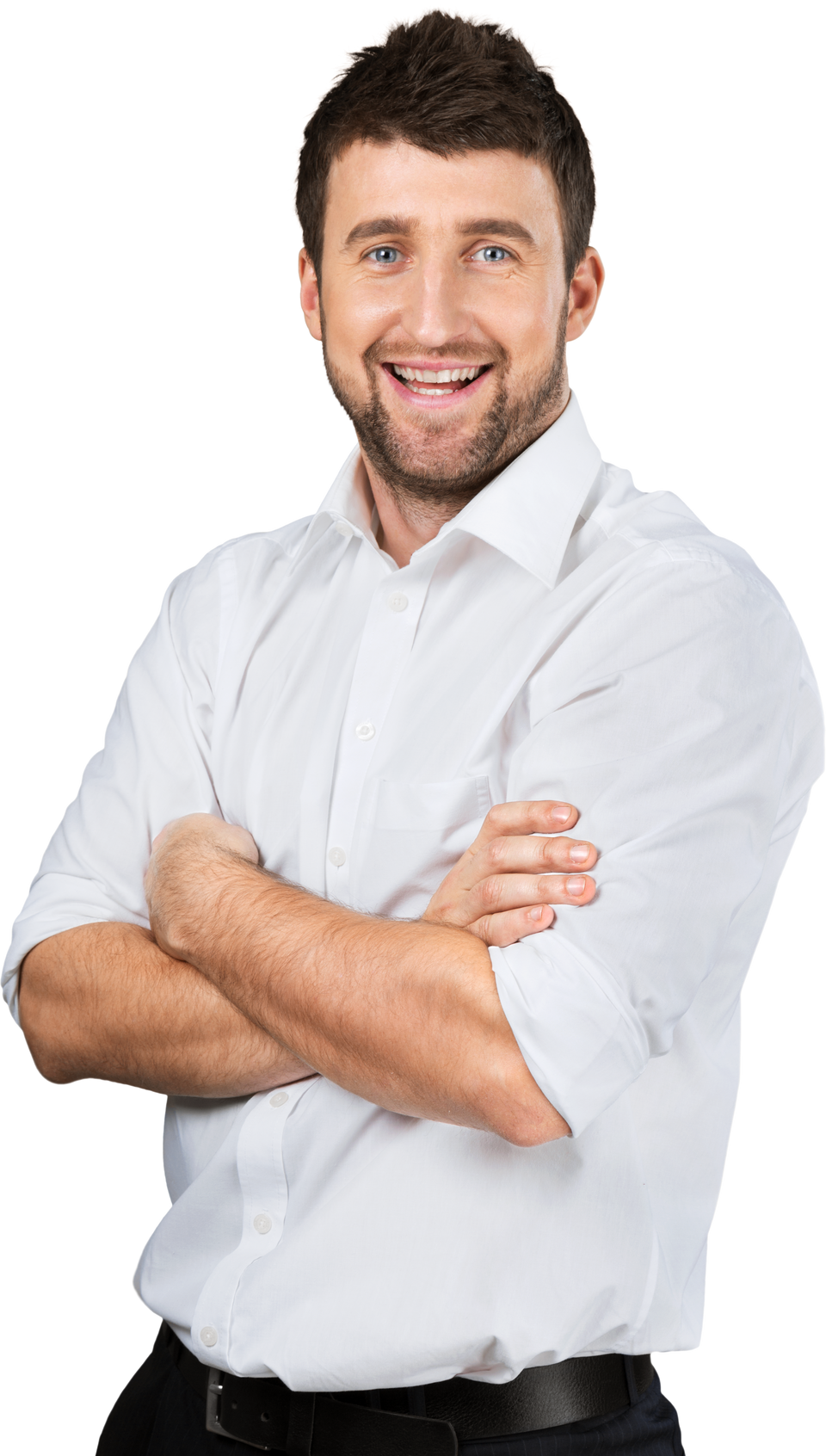 Confident Man Smiling 